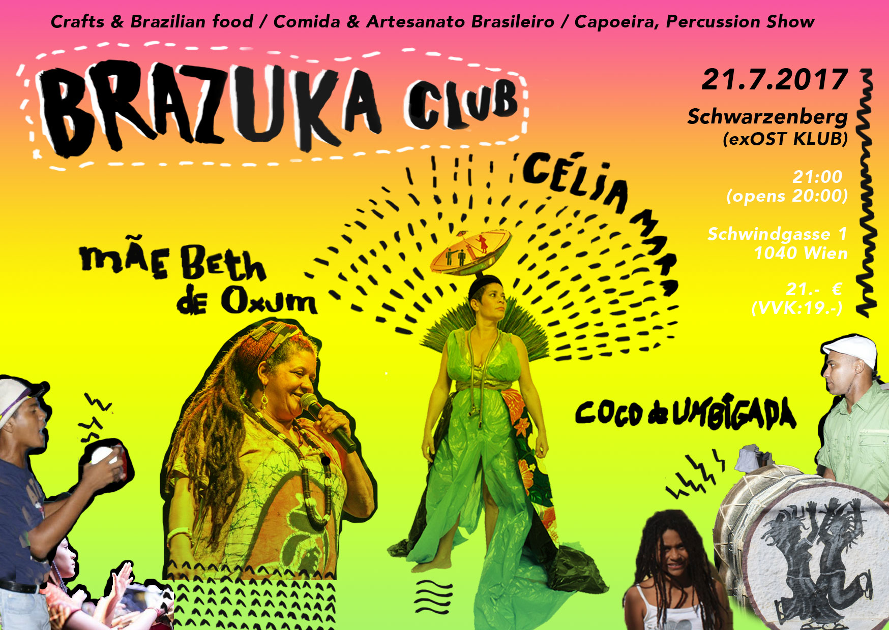 BrazuKa Club: Celia Mara, Coco de Umbigada & Mãe Beth de Oxum