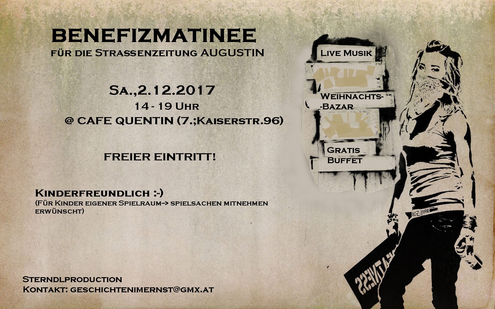 Benefizmatinee für den AUGUSTIN