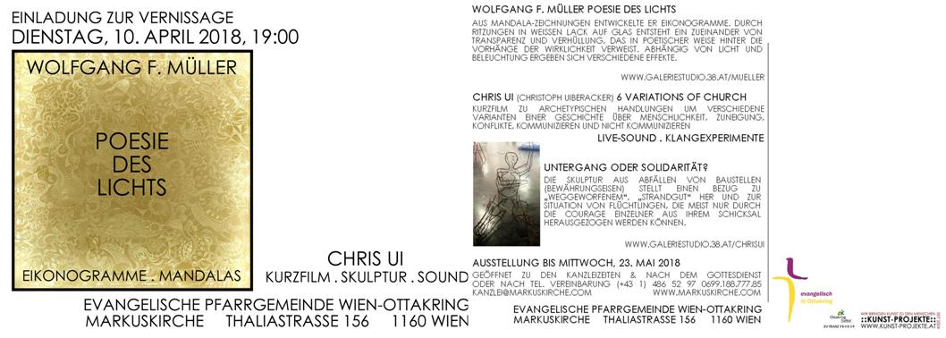 Wolfgang F. Müller und Chris Ui mit multimedialen Momentaufnahmen im Spannungsfeld einer Wirklichkeit hinter der Wirklichkeit!