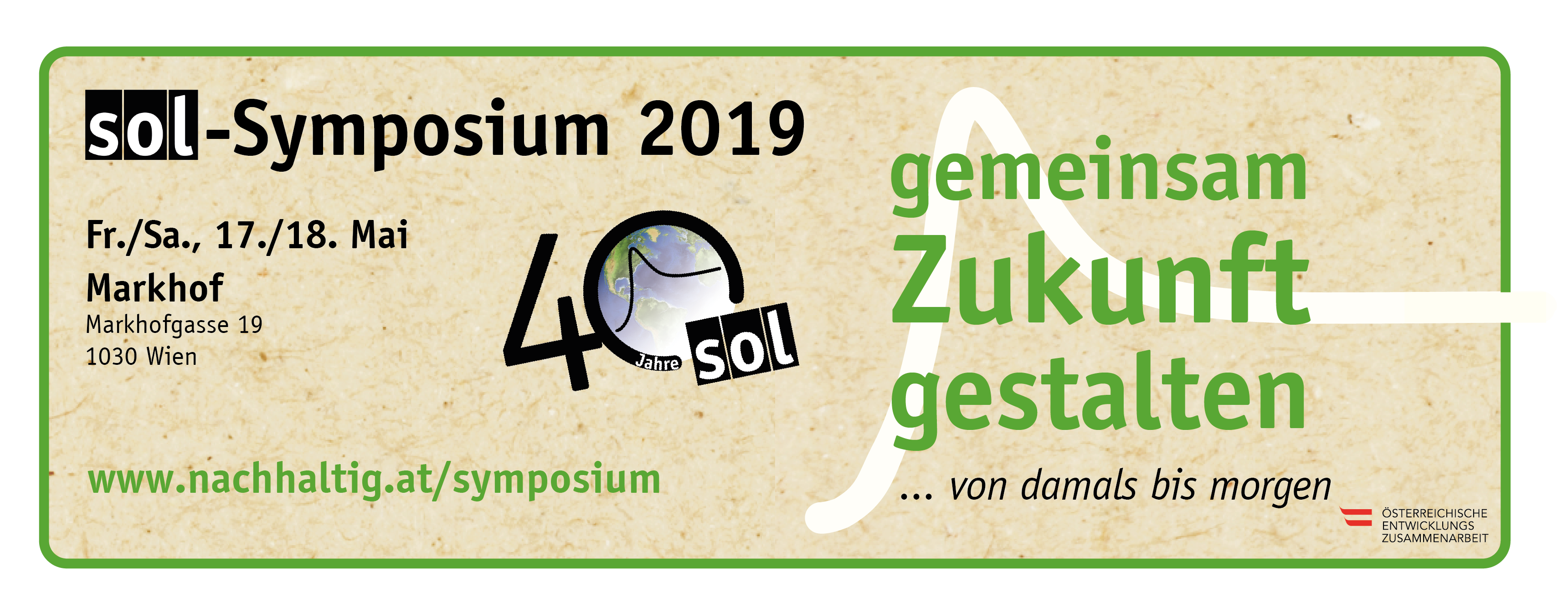 SOL-Symposium „gemeinsam Zukunft gestalten – von damals bis morgen“