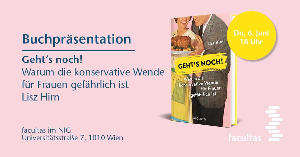 Buchpräsentation: Geht’s noch! Warum die konservative Wende für Frauen gefährlich ist