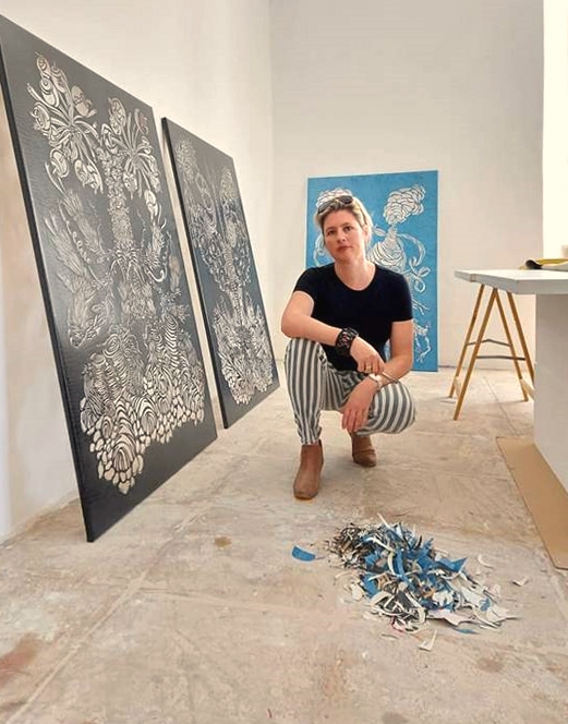 INA LOITZL Artist-in-Residence mit pop-up-Ausstellung