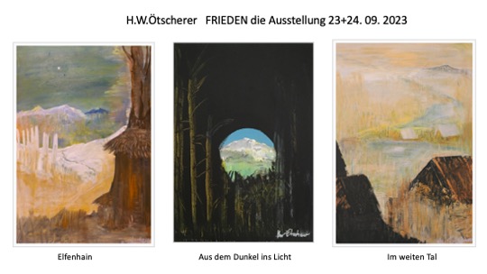 H.W.Ötscherer  FRIEDEN die Ausstellung