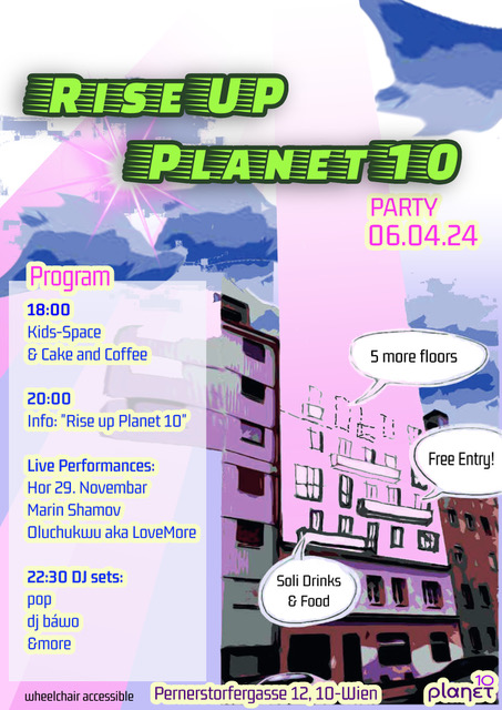 PARTY – rise up planet 10